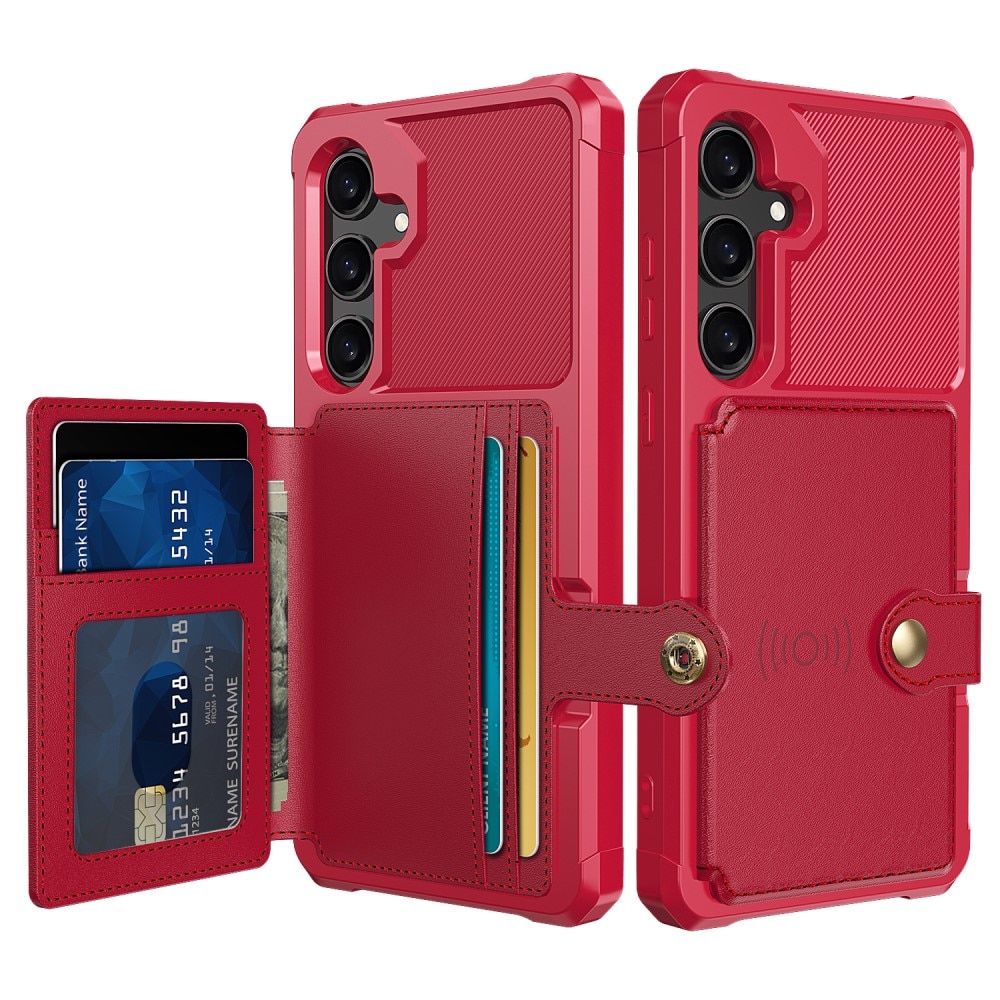 Tough Multi-slot Case Samsung Galaxy S24 punainen
