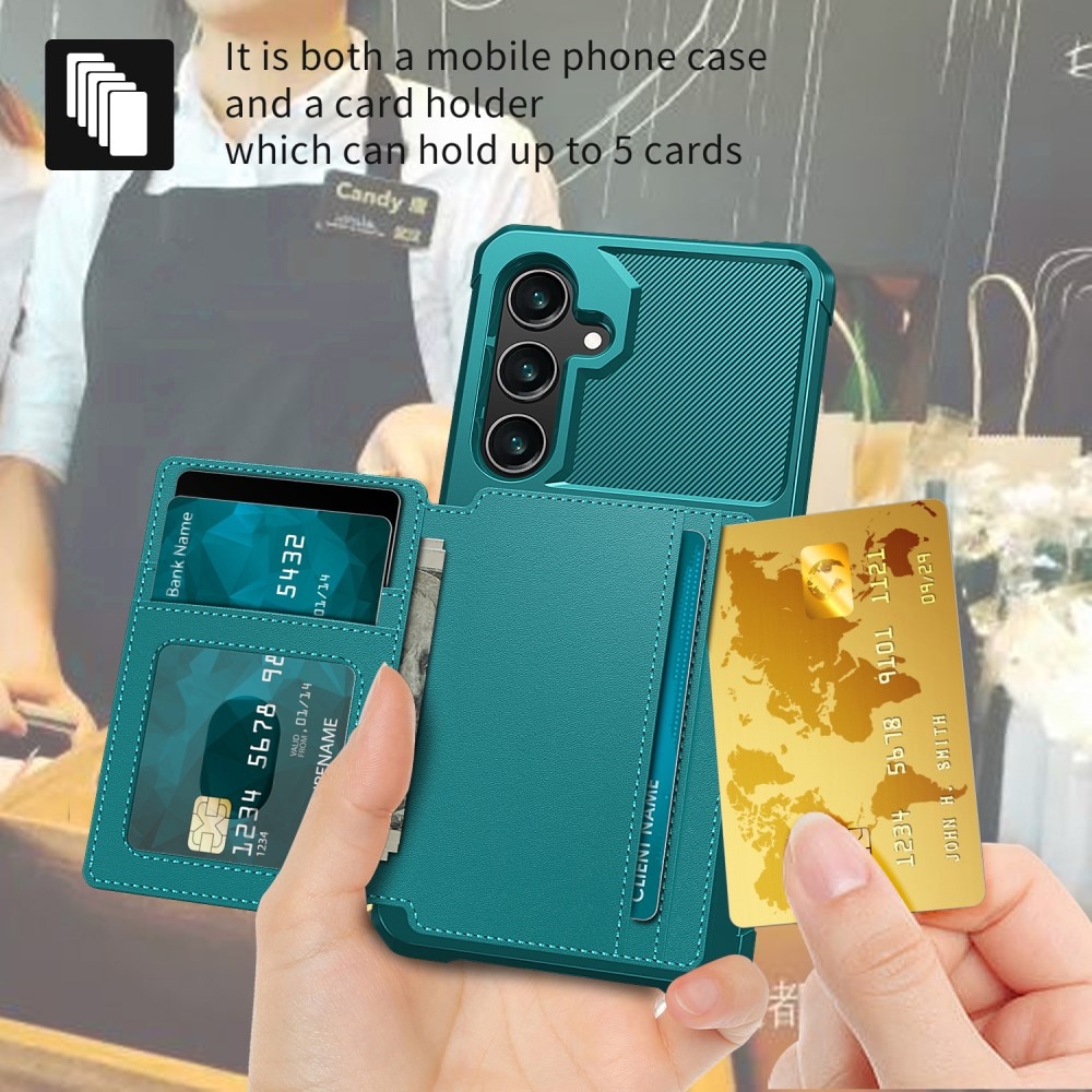 Tough Multi-slot Case Samsung Galaxy S24 vihreä