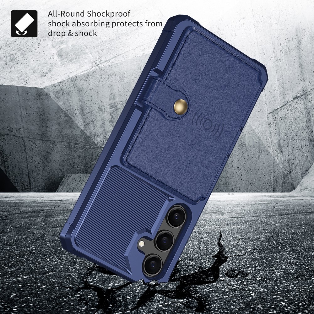 Tough Multi-slot Case Samsung Galaxy S24 Plus Sininen