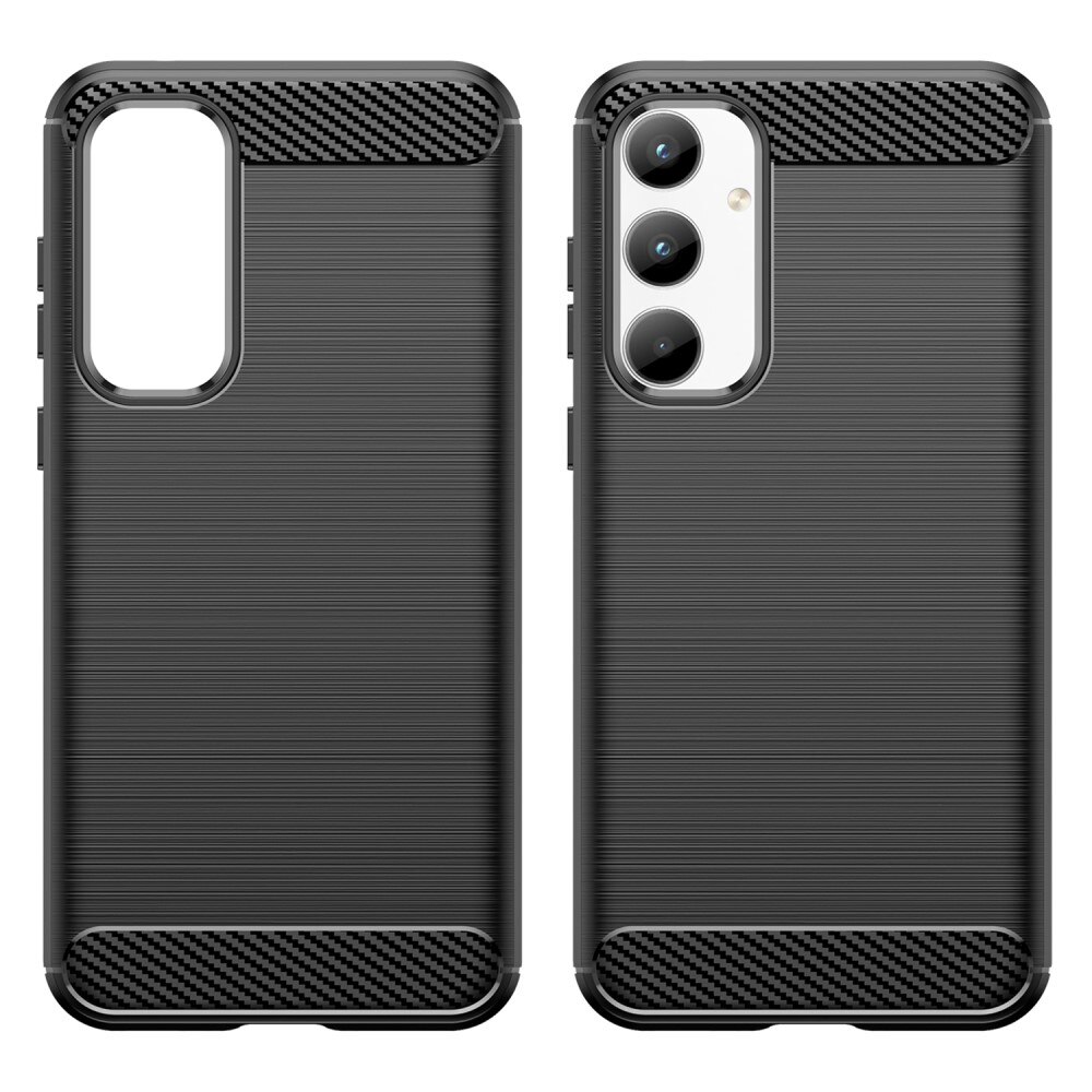 Samsung Galaxy A35 Kuori TPU Brushed Musta