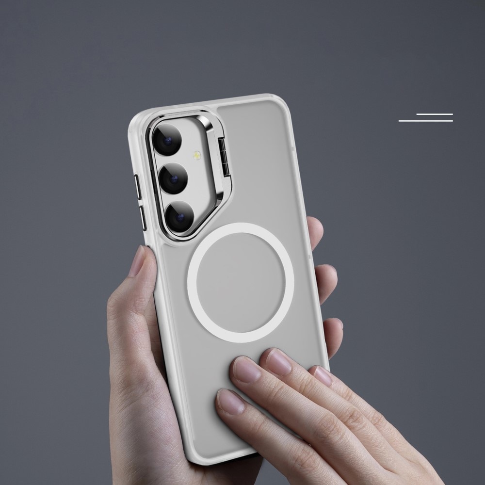 Hybridikuori Kickstand MagSafe Samsung Galaxy S24 Ultra läpinäkyvä