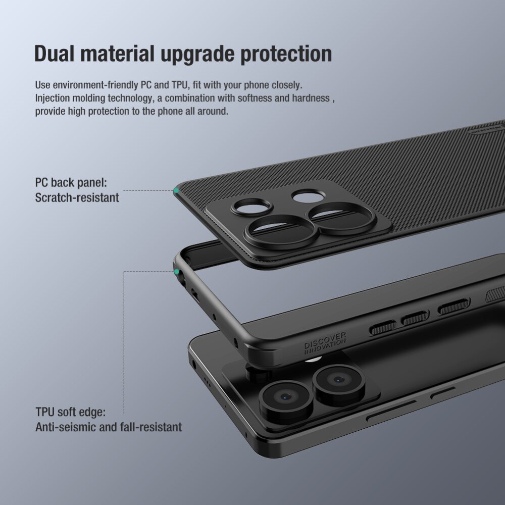 Super Frosted Shield Xiaomi Redmi Note 13 Pro 5G musta