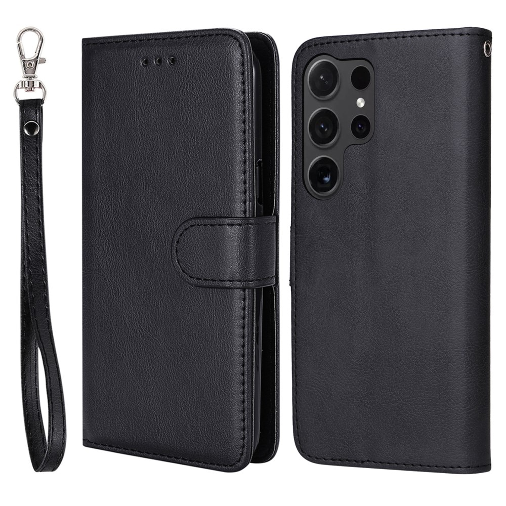 Magneettinen lompakko Samsung Galaxy S24 Ultra musta