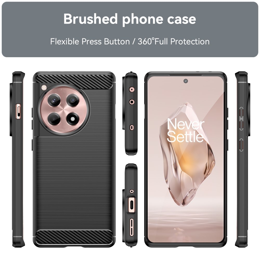 OnePlus 12R Kuori TPU Brushed Black