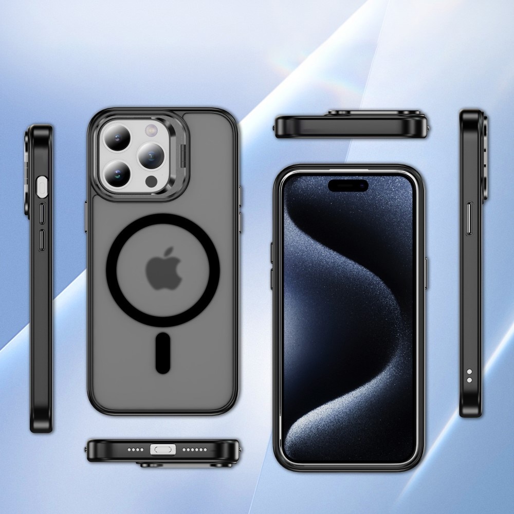 Hybridikuori Kickstand MagSafe iPhone 14 Pro musta