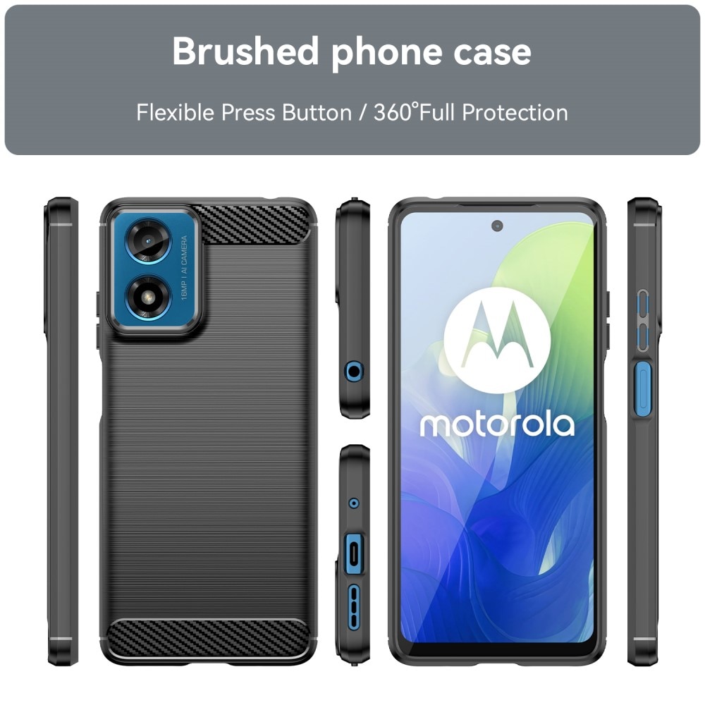 Motorola Moto G04 Kuori TPU Brushed Black