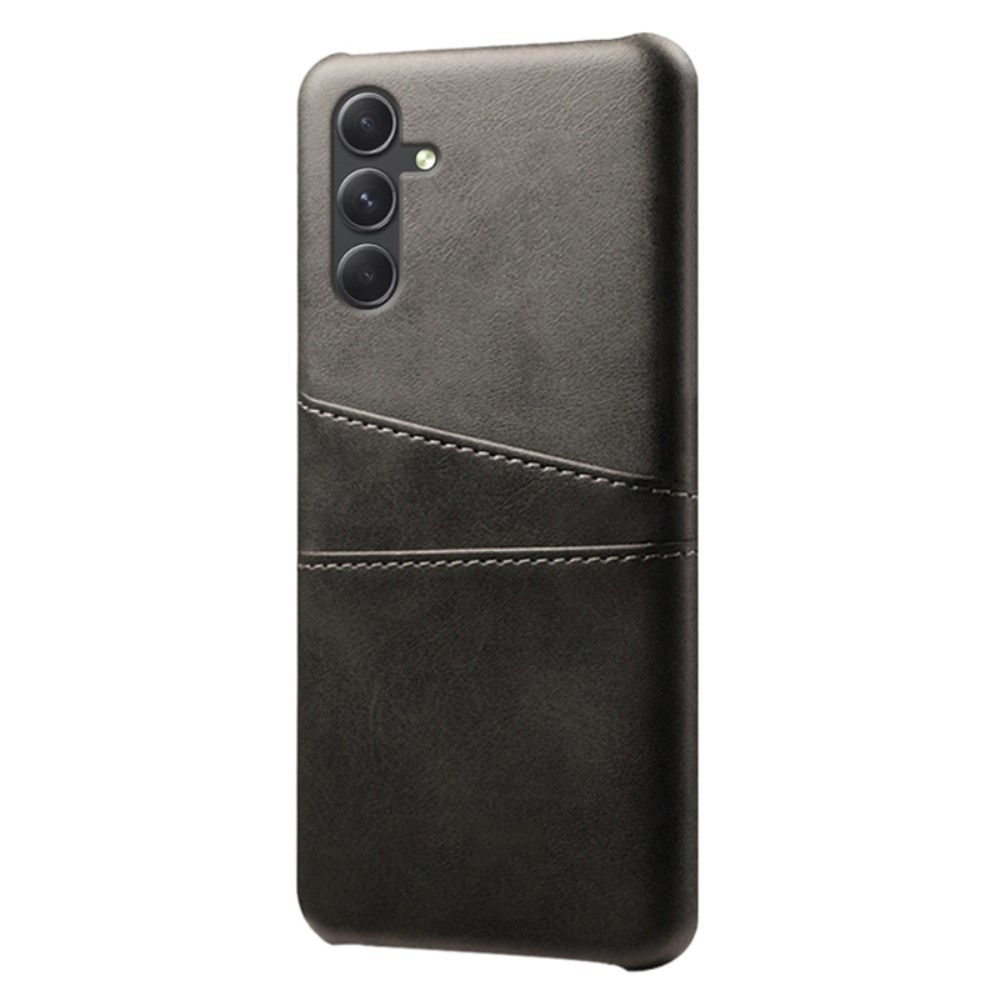 Card Slots Case Samsung Galaxy A35 musta