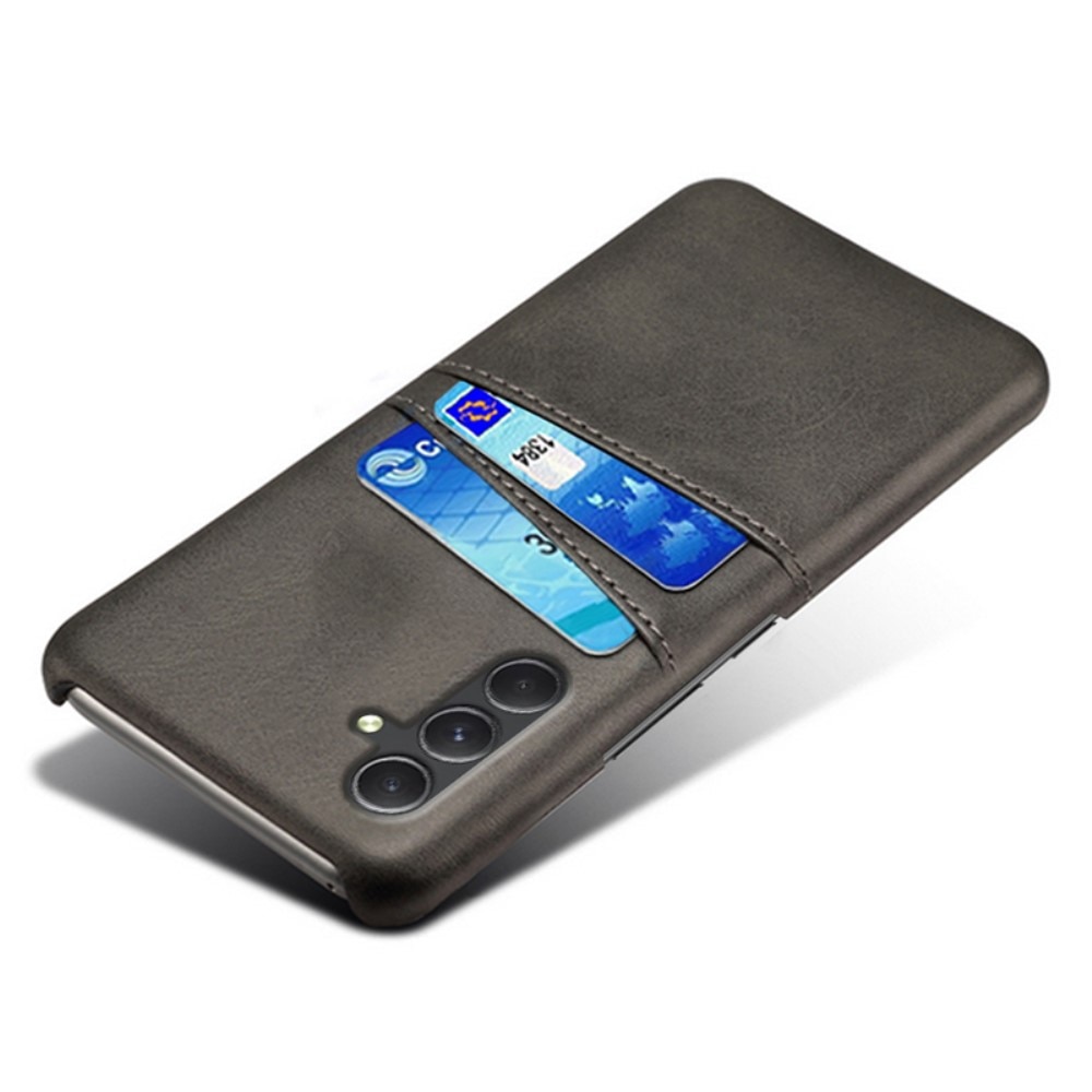 Card Slots Case Samsung Galaxy A35 musta