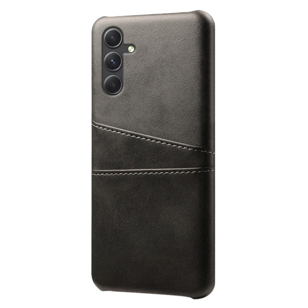 Card Slots Case Samsung Galaxy A55 musta