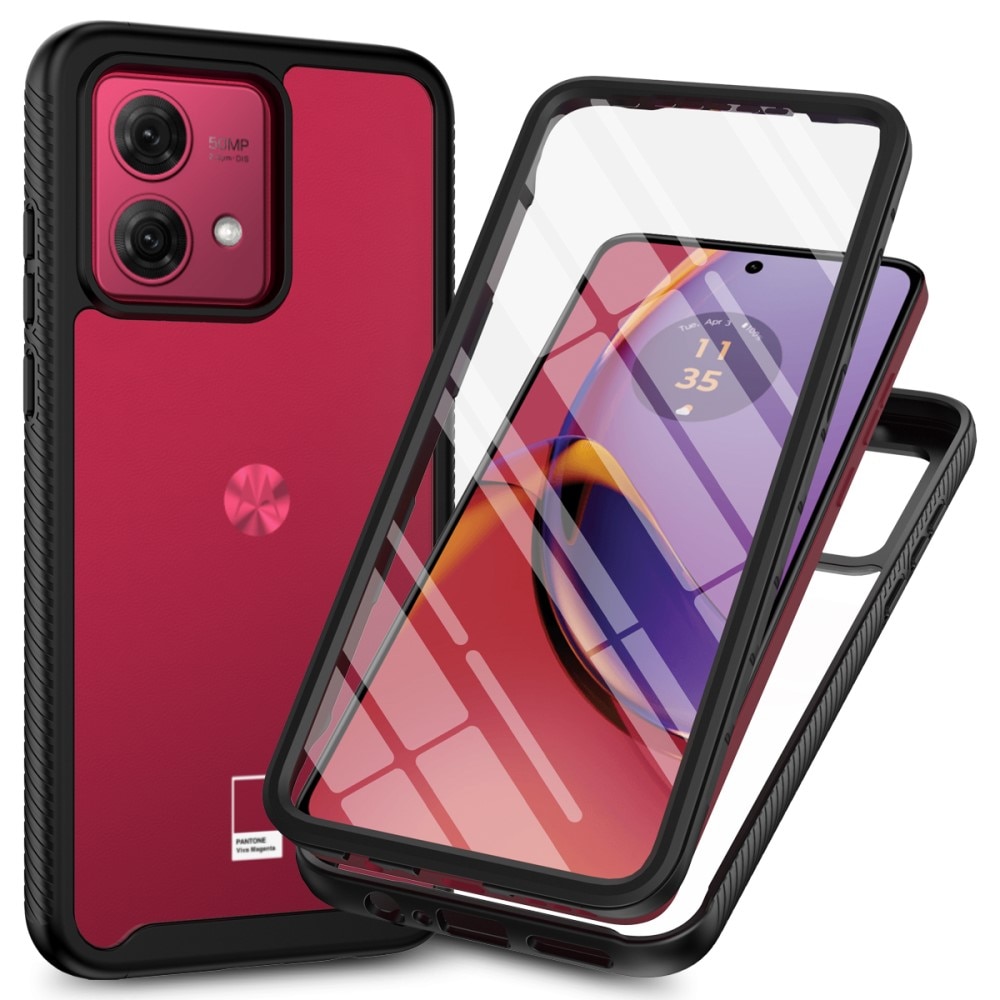 Full Protection Case Motorola Moto G84 musta