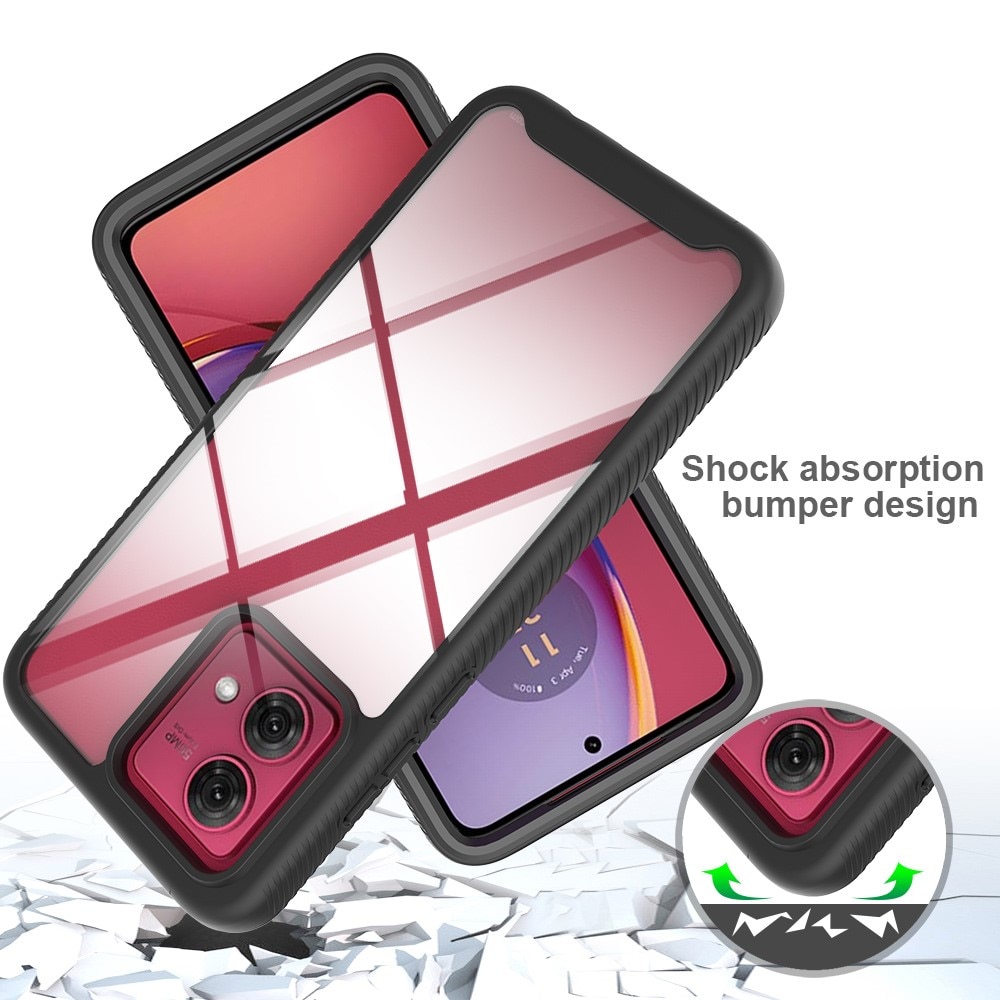 Full Protection Case Motorola Moto G84 musta