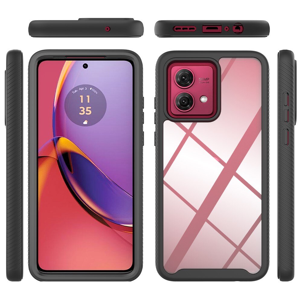 Full Protection Case Motorola Moto G84 musta