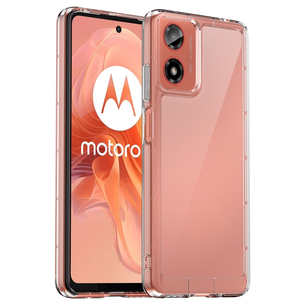 Crystal Hybrid Case Motorola Moto G04 läpinäkyvä