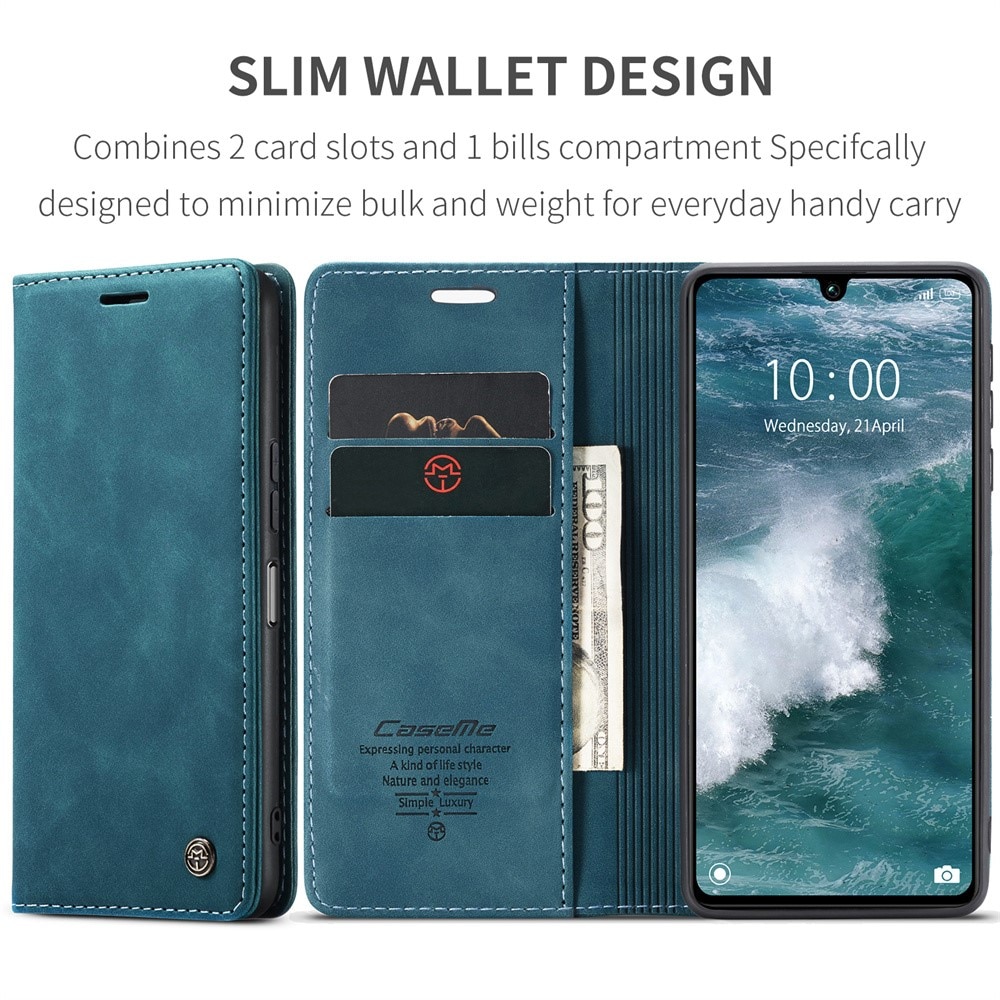 Slim Lompakkokotelo Xiaomi Redmi 13C sininen