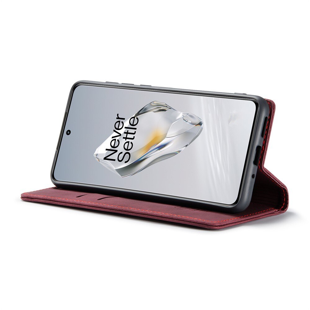 Slim Lompakkokotelo OnePlus 12 punainen