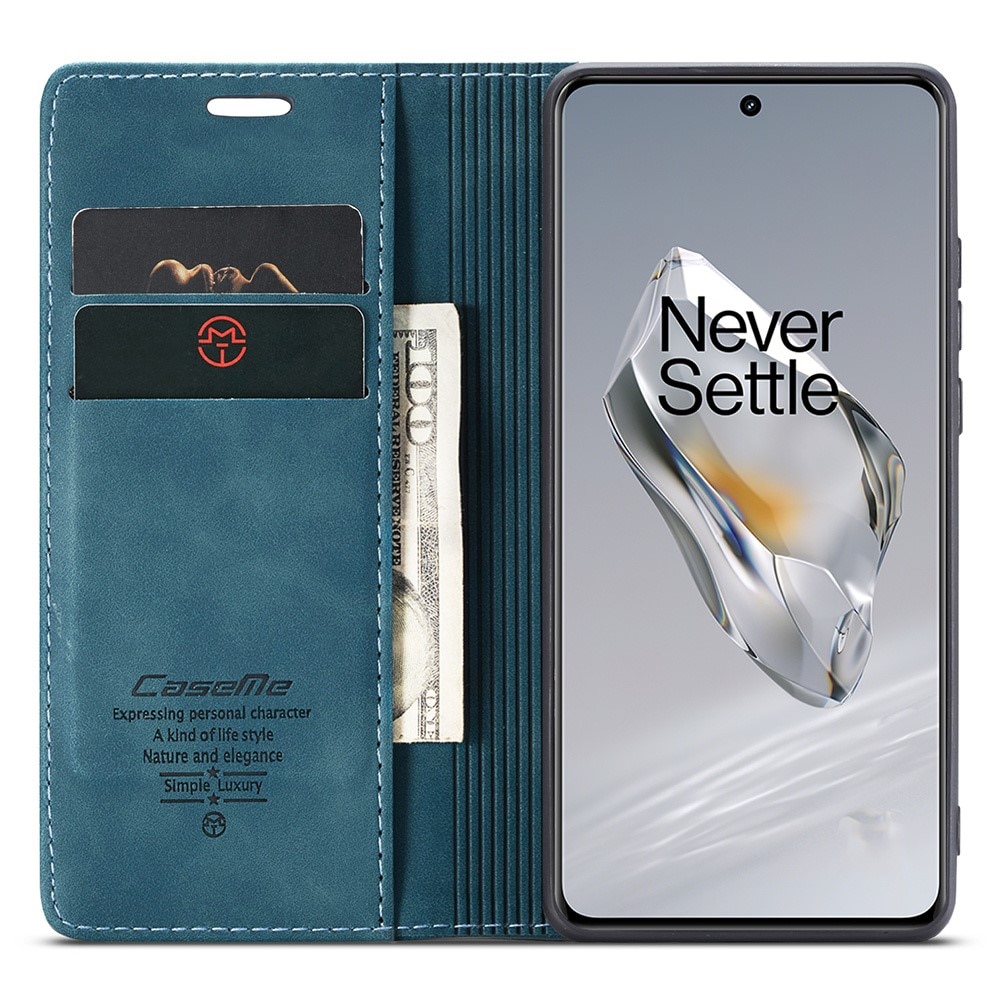 Slim Lompakkokotelo OnePlus 12 sininen