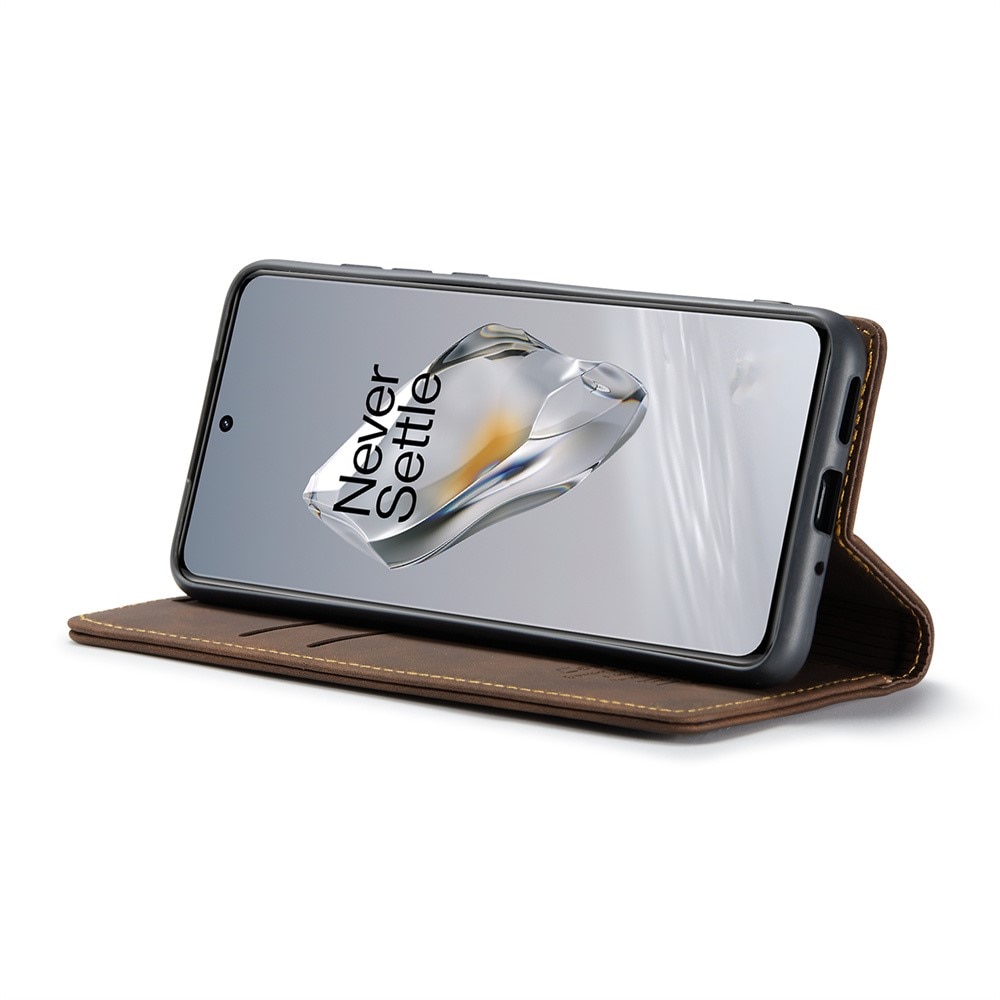 Slim Lompakkokotelo OnePlus 12 ruskea