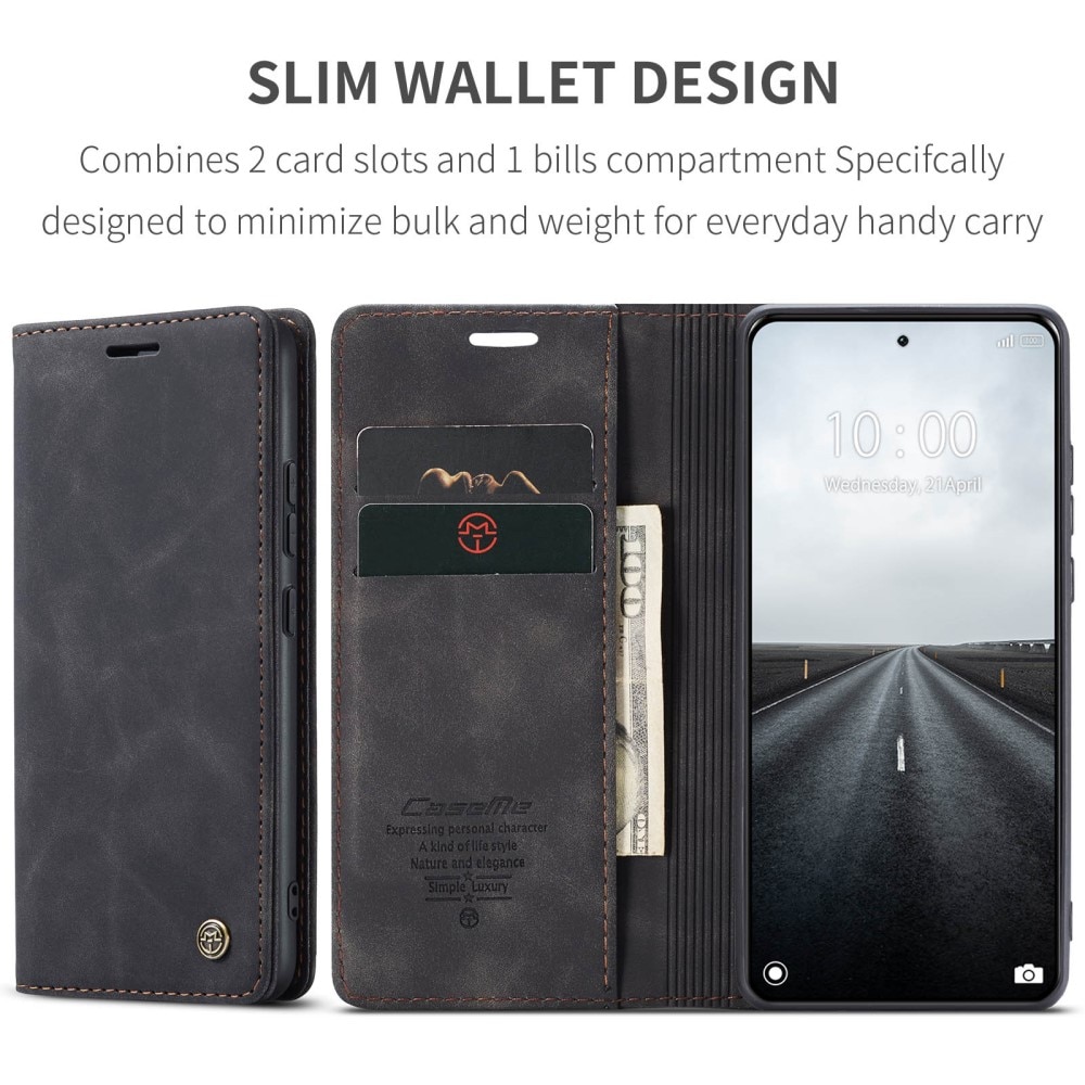 Slim Lompakkokotelo Xiaomi 14 Pro musta