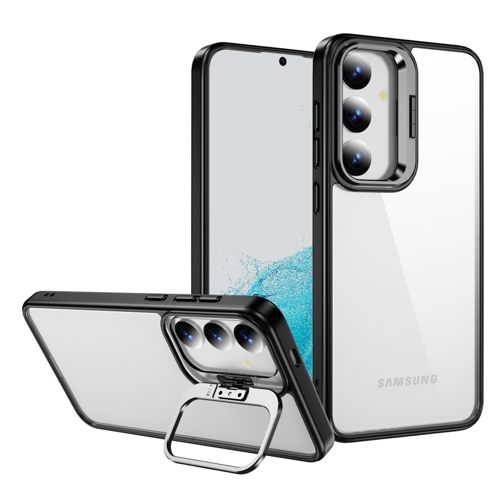 Hybridikuori Kamera Kickstand Samsung Galaxy S24 musta