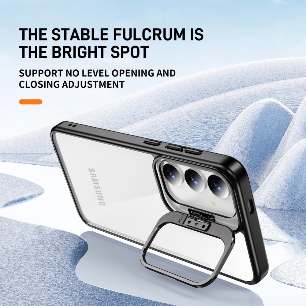 Hybridikuori Kamera Kickstand Samsung Galaxy S24 musta
