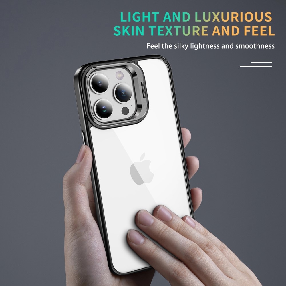 Hybridikuori Kamera Kickstand iPhone 12 Pro musta