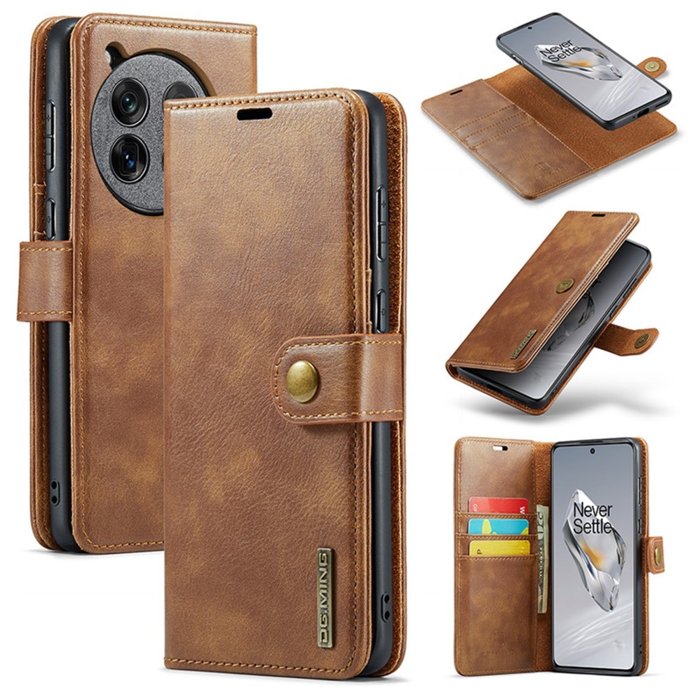 Magnet Wallet OnePlus 12 Cognac