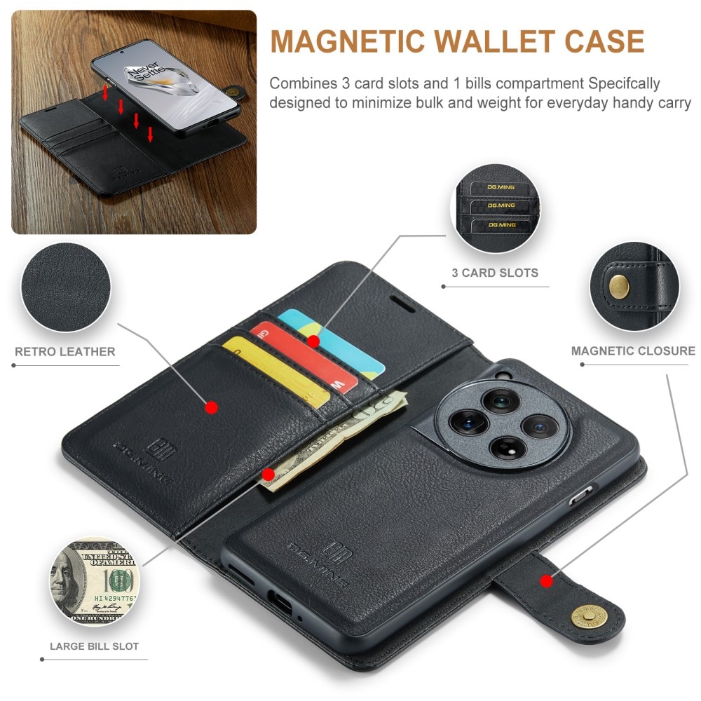 Magnet Wallet OnePlus 12 Black