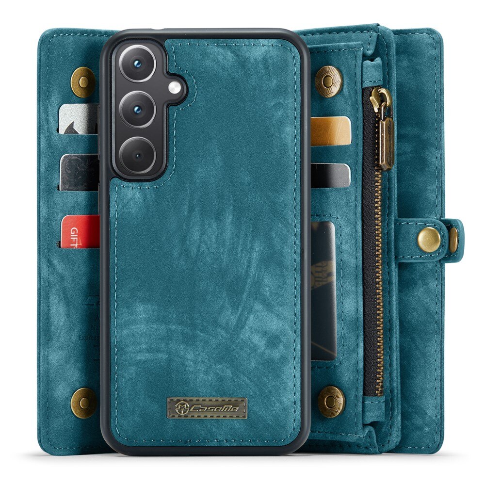 Multi-slot Suojakotelo Samsung Galaxy A35 Sininen