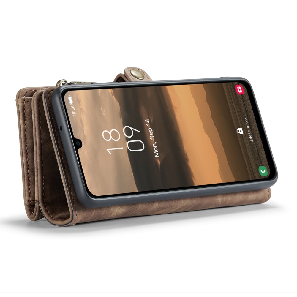 Multi-slot Suojakotelo Samsung Galaxy A25 Ruskea