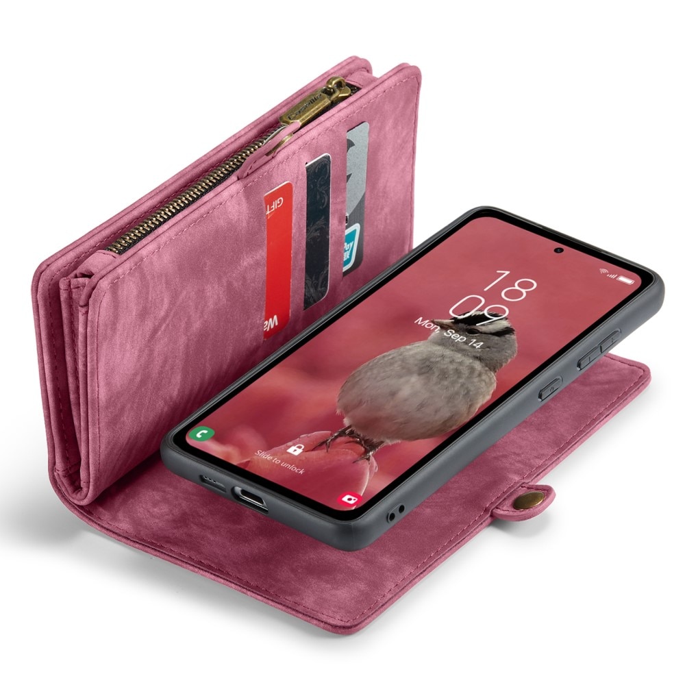 Multi-slot Suojakotelo Samsung Galaxy A55 punainen