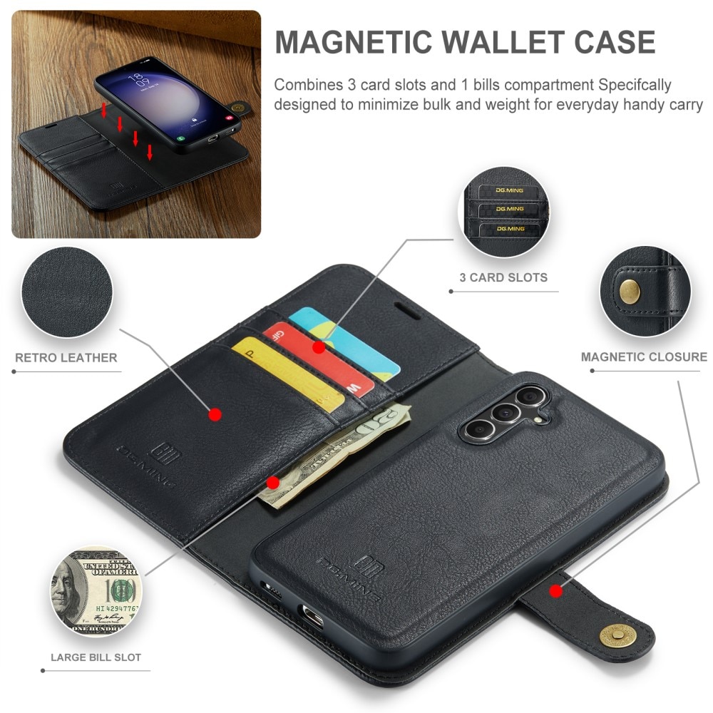 Magnet Wallet Samsung Galaxy A55 Black