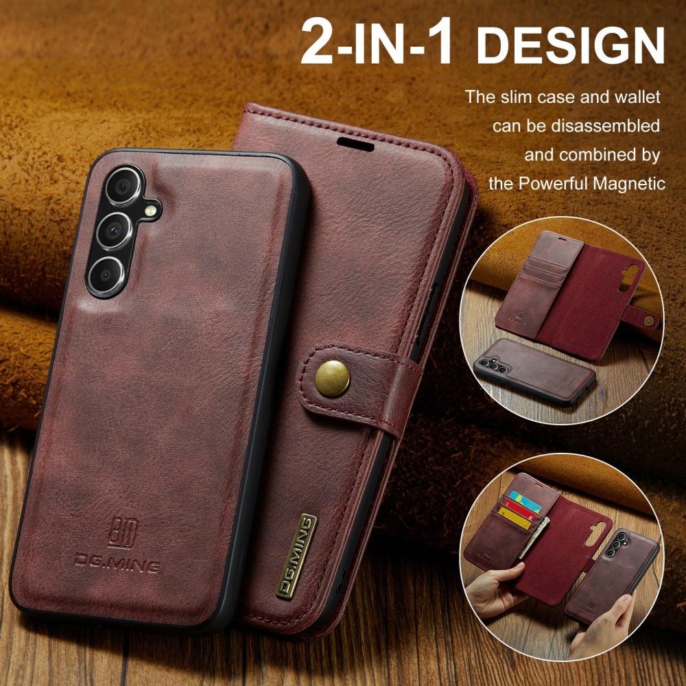 Magnet Wallet Samsung Galaxy A35 Red