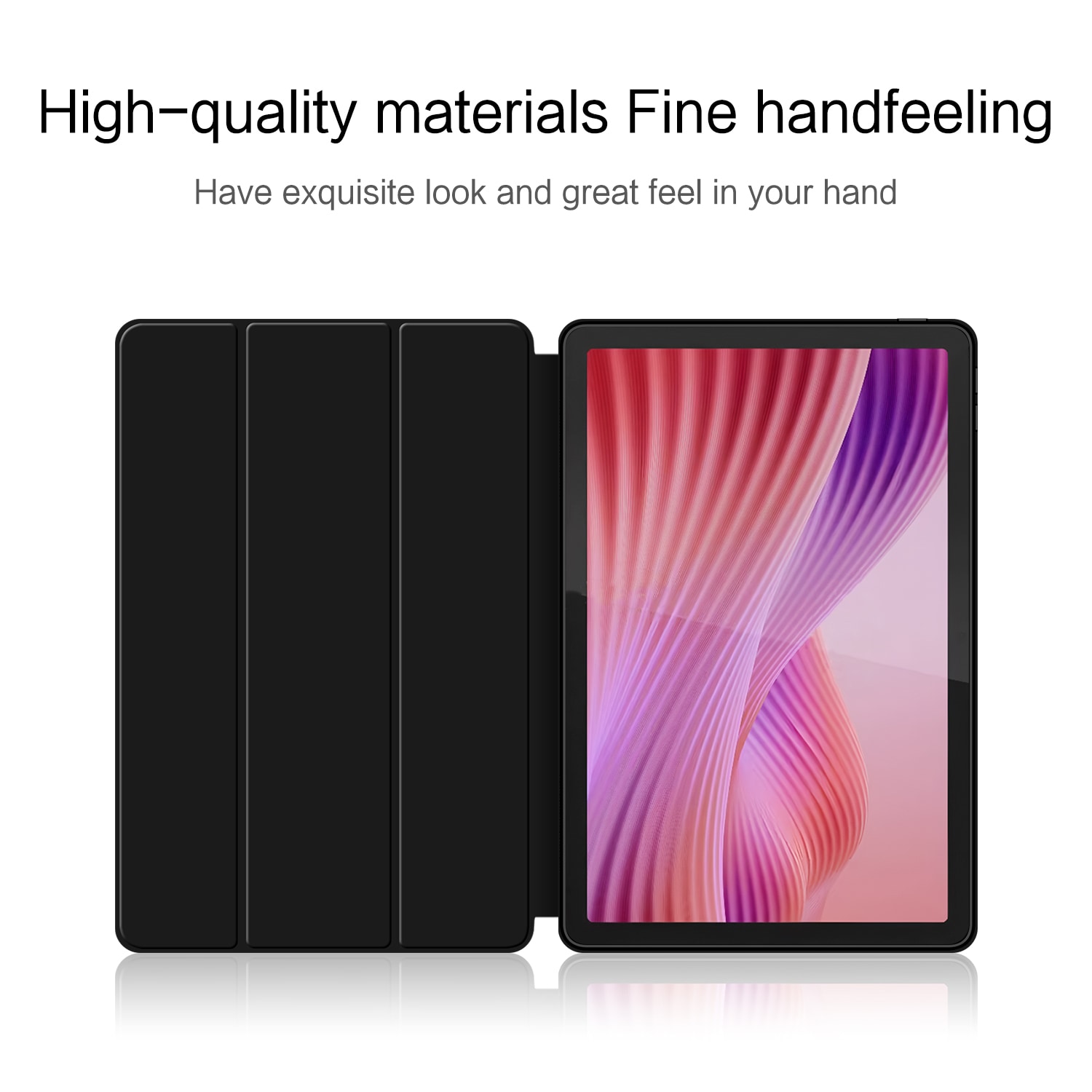 Kotelo Tri-fold  Lenovo Tab 10.1 (2025) Musta