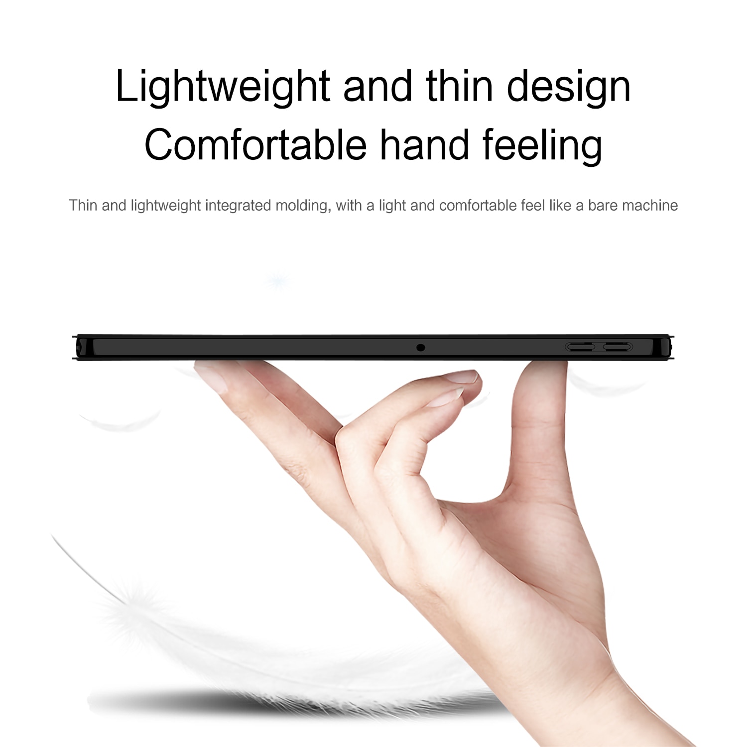 Kotelo Tri-fold  Lenovo Tab 10.1 (2025) Musta