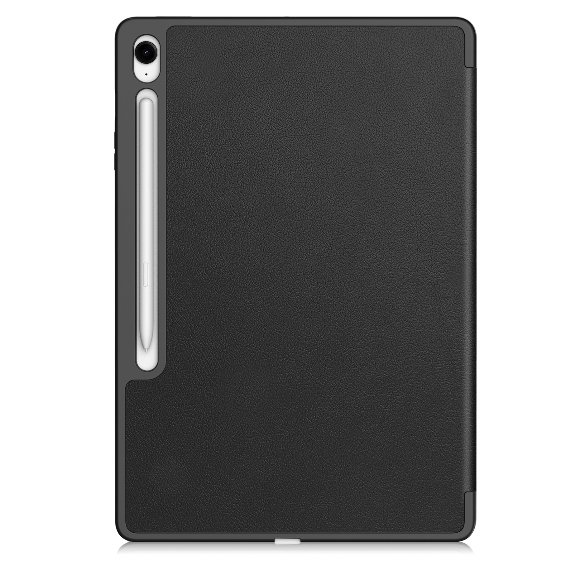 Samsung Galaxy Tab S10 FE Plus Kotelo Tri-fold Kynäpidikkeellä Musta