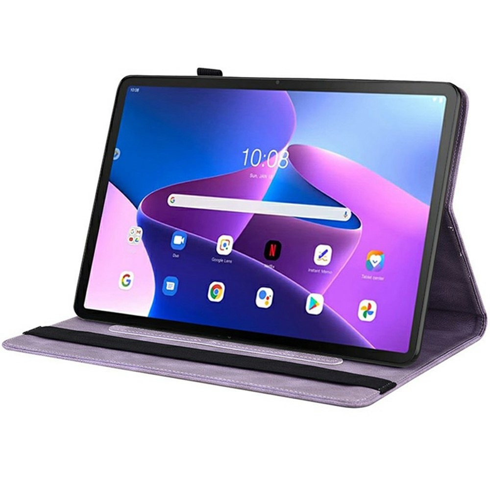 Nahkakotelo Perhonen  Lenovo Tab Liila