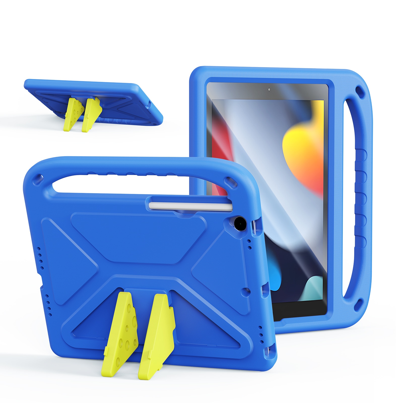 Puff Series EVA suojakuori Apple iPad 10.2 9th Gen (2021) Sininen