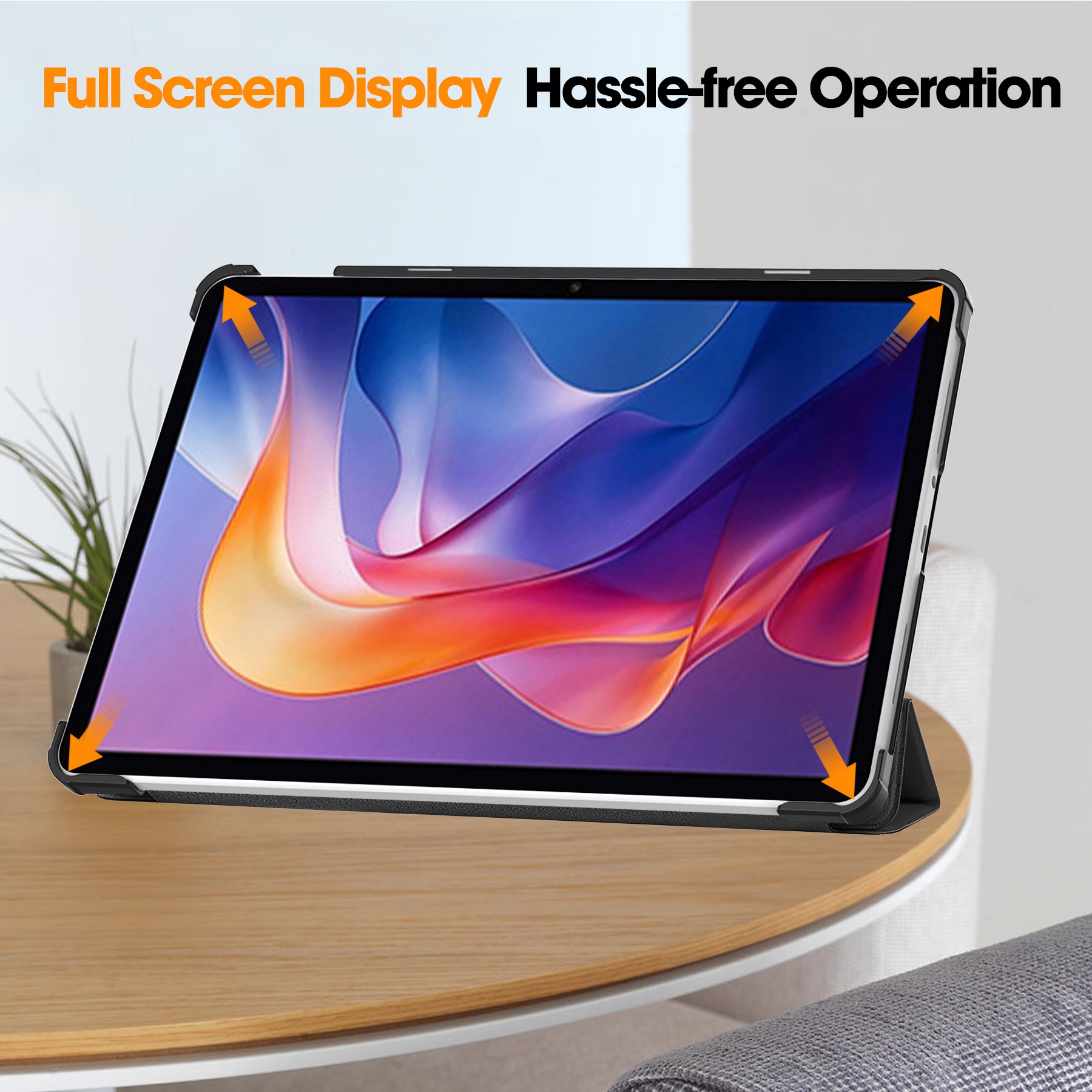 Kotelo Tri-fold Xiaomi Redmi Pad 2 Musta