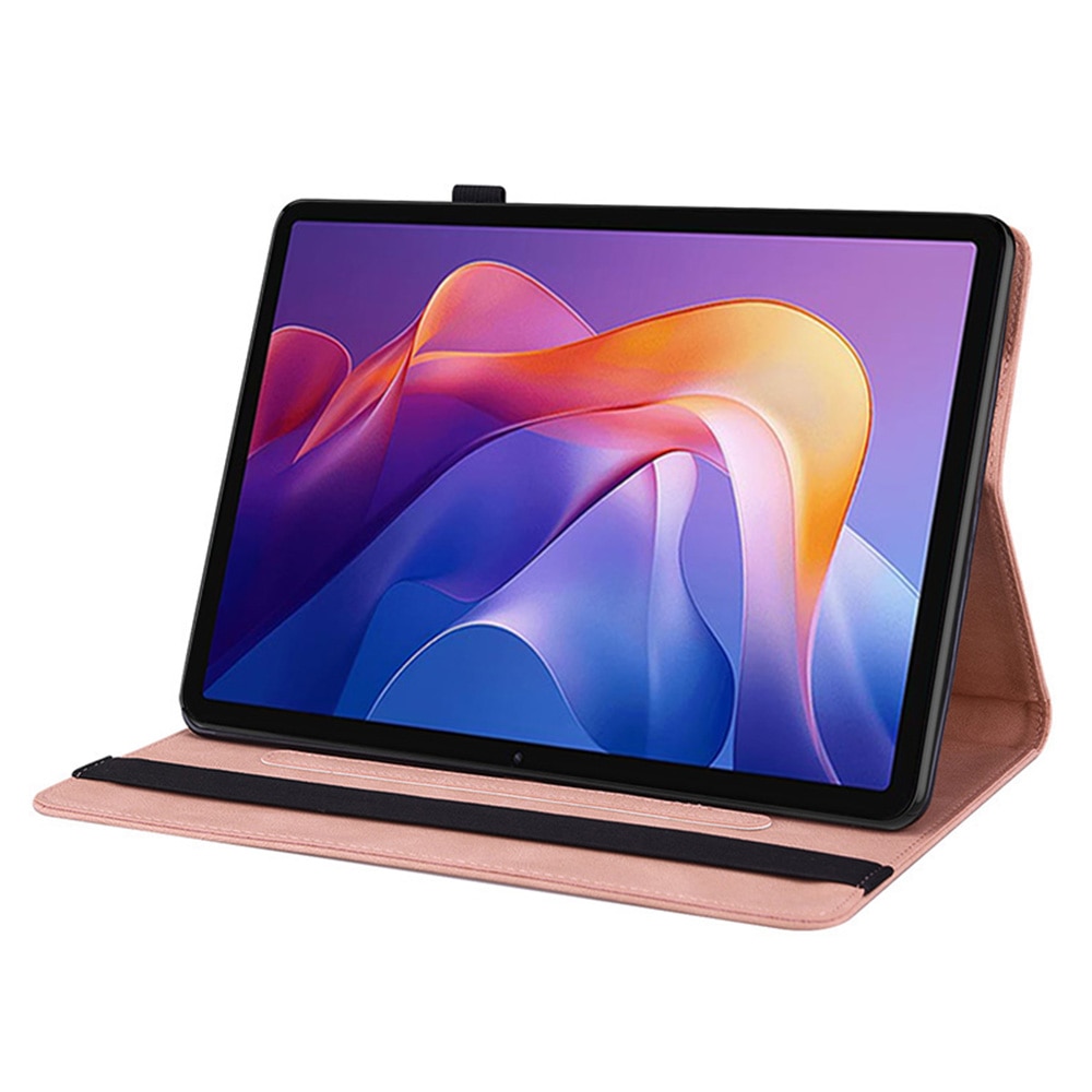 Nahkakotelo Perhonen Xiaomi Redmi Pad 2 Vaaleanpunainen