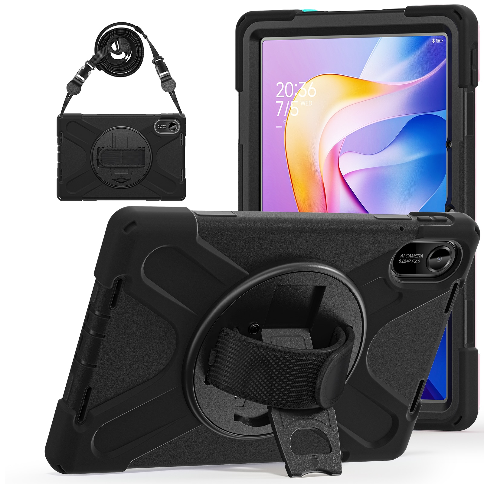 Iskunkestävä Hybridikuori Xiaomi Redmi Pad 2 musta