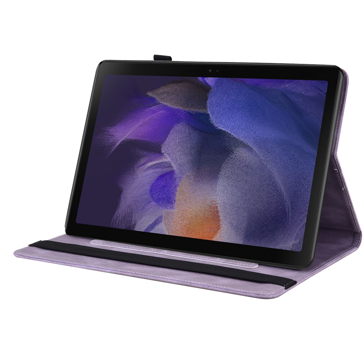Nahkakotelo Perhonen Samsung Galaxy Tab A11 Liila