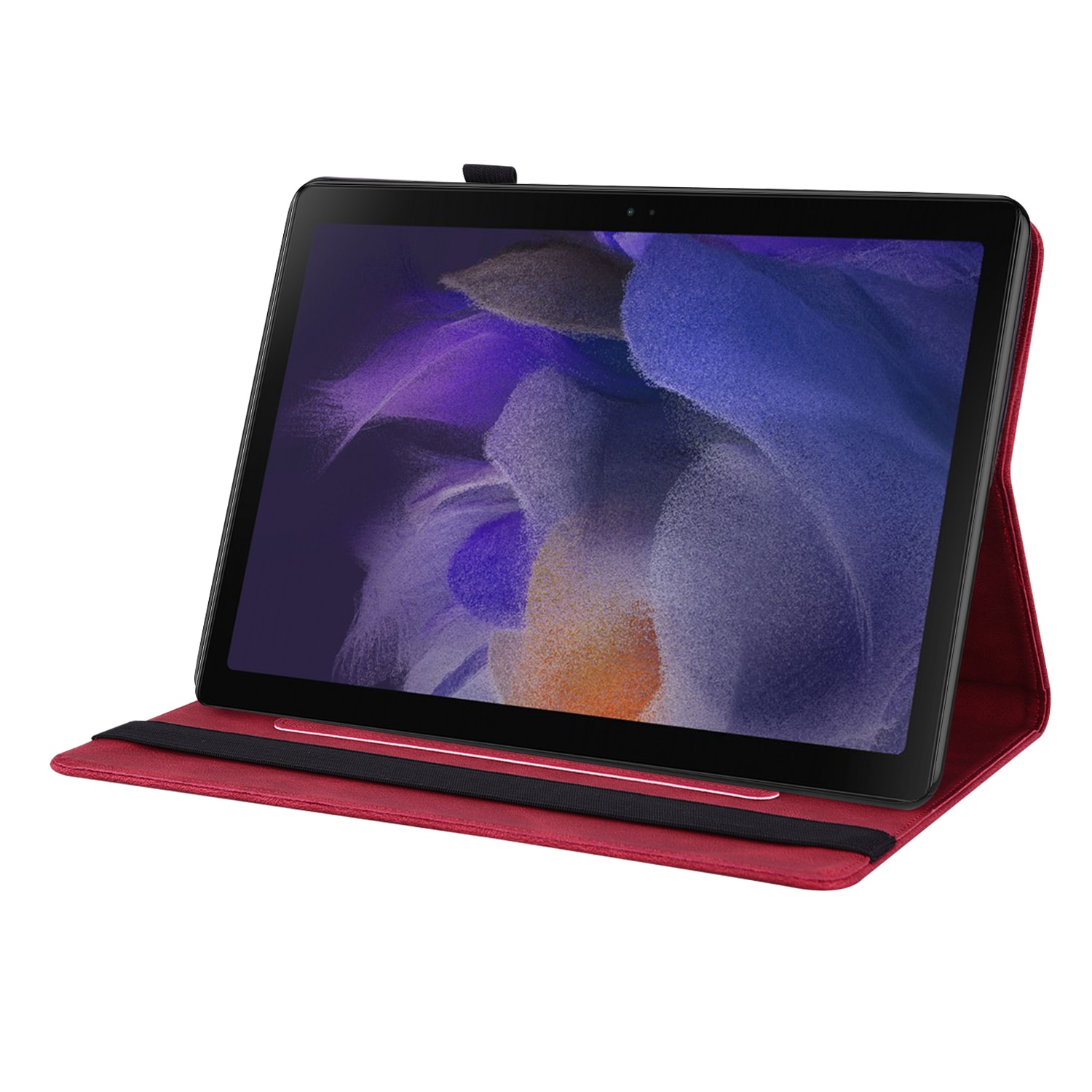 Nahkakotelo Perhonen Samsung Galaxy Tab A11 Plus Punainen