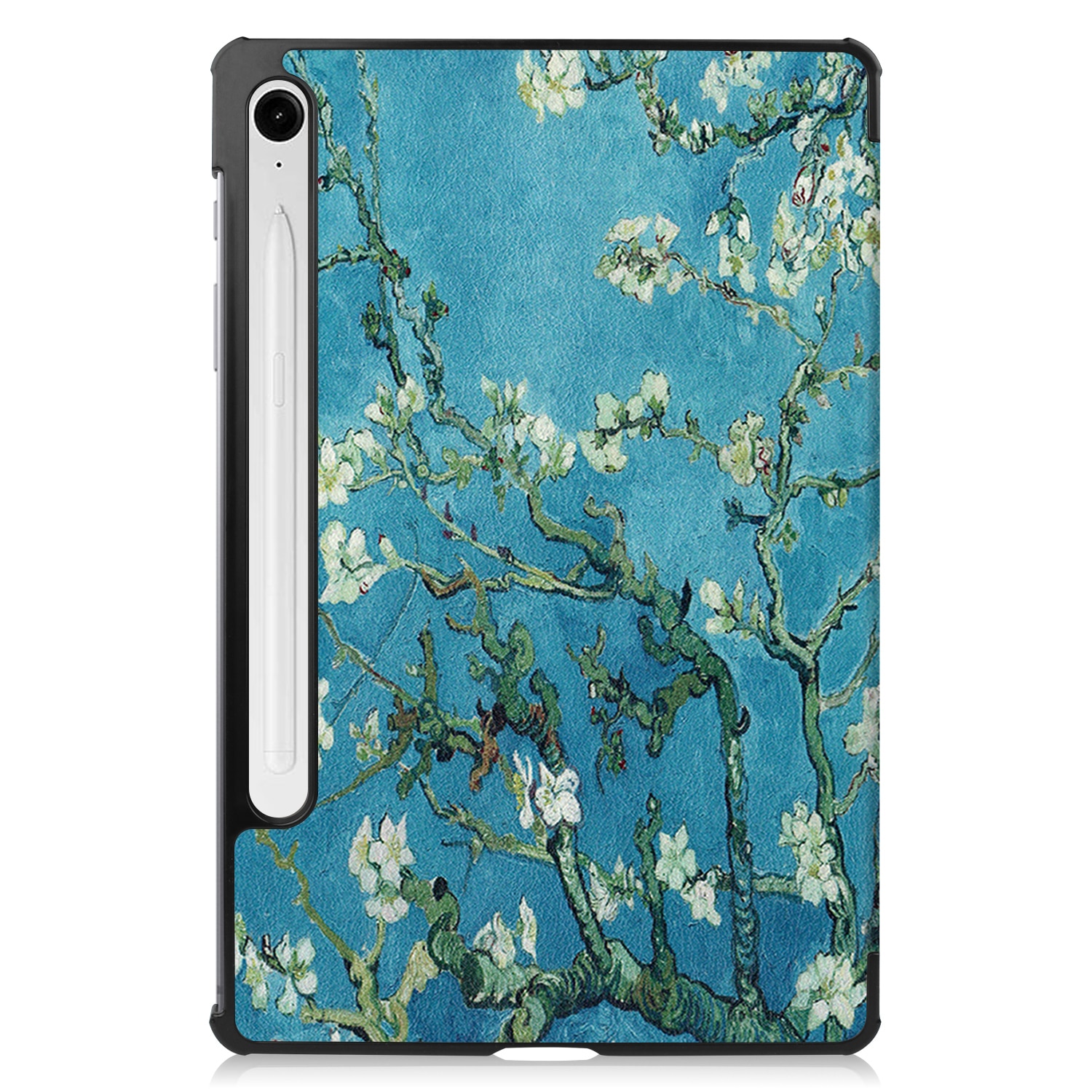 Kotelo Tri-fold Samsung Galaxy S10 Lite - kirsikankukkia