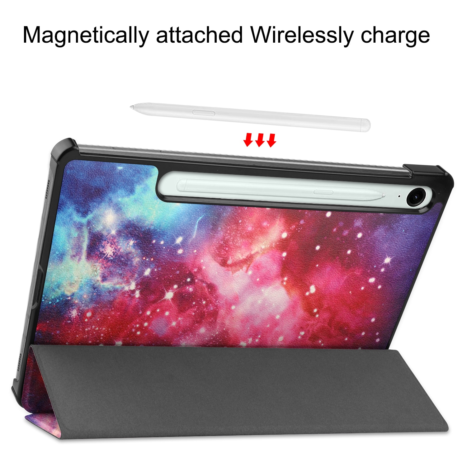 Kotelo Tri-fold Samsung Galaxy Tab S10 Lite Ulkoavaruus