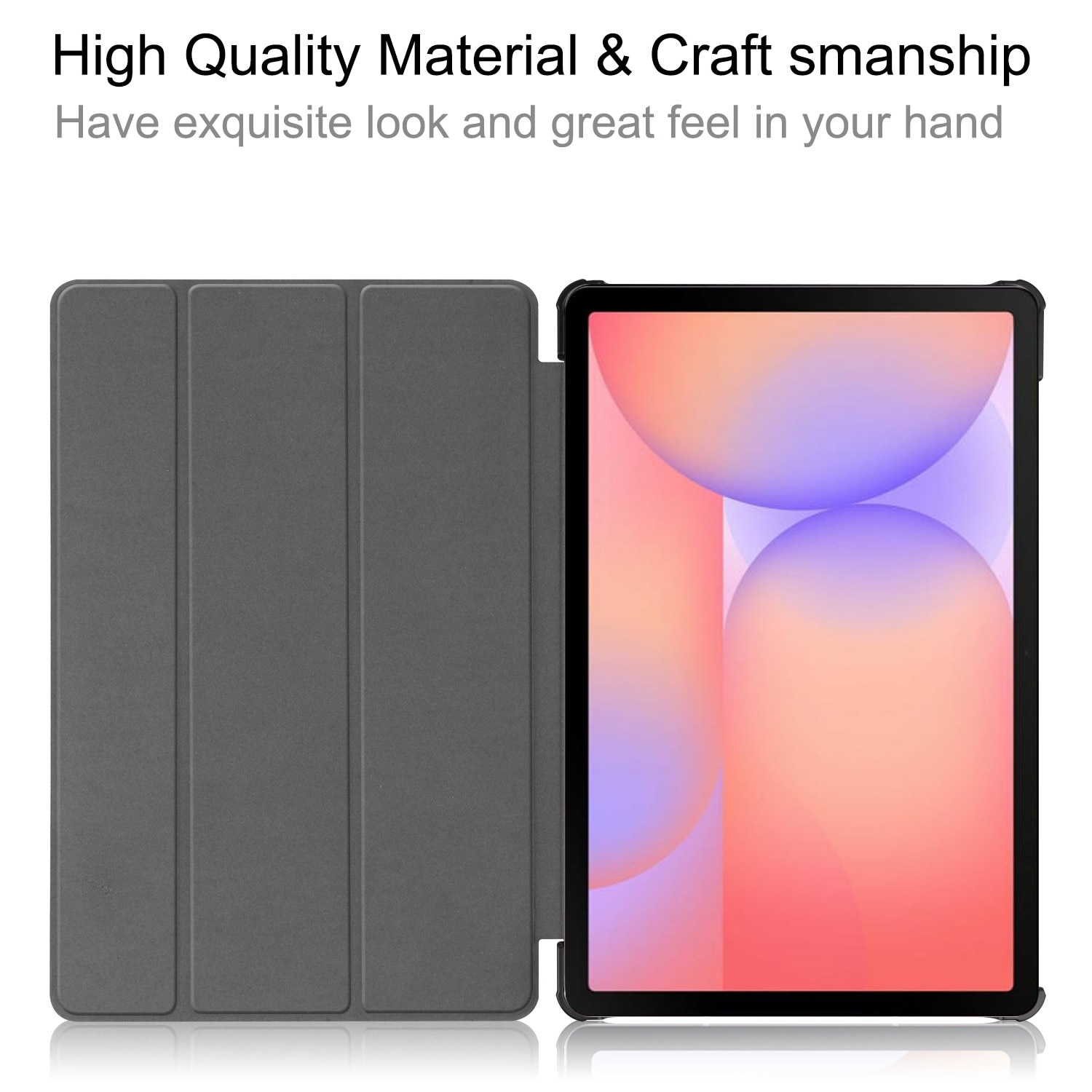 Kotelo Tri-fold Samsung Galaxy Tab S10 Lite Musta
