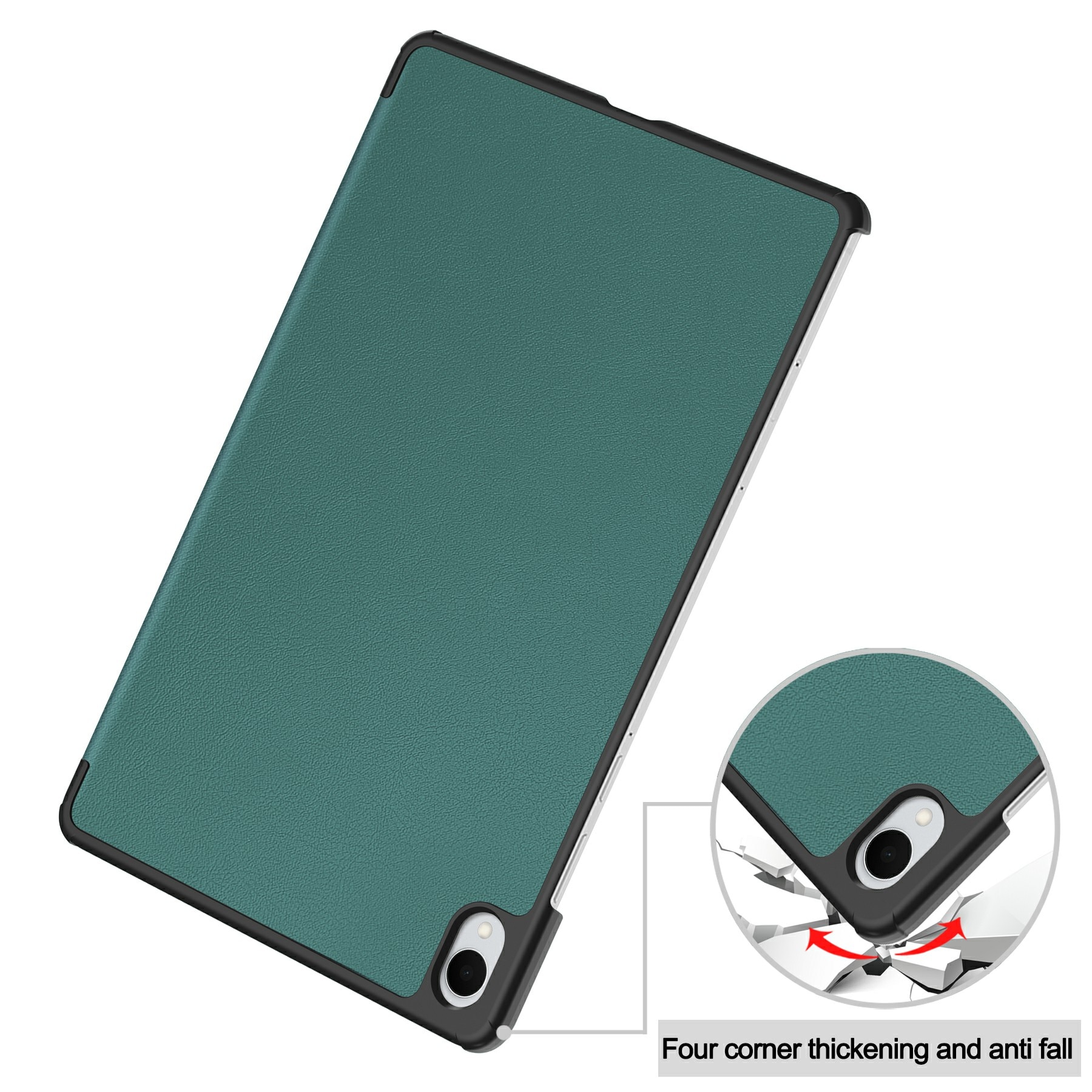 Kotelo Tri-fold Samsung Galaxy Tab S11 Vihreä