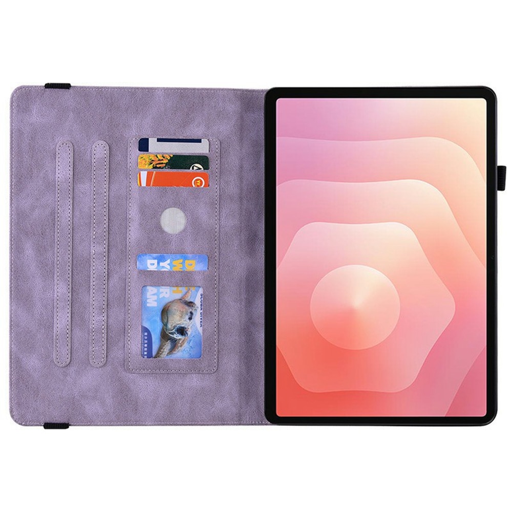 Nahkakotelo Perhonen Samsung Galaxy Tab S11 Liila