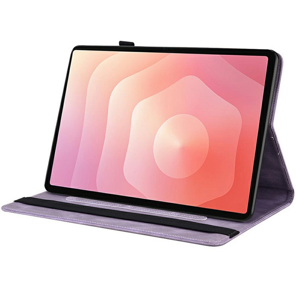 Nahkakotelo Perhonen Samsung Galaxy Tab S11 Liila