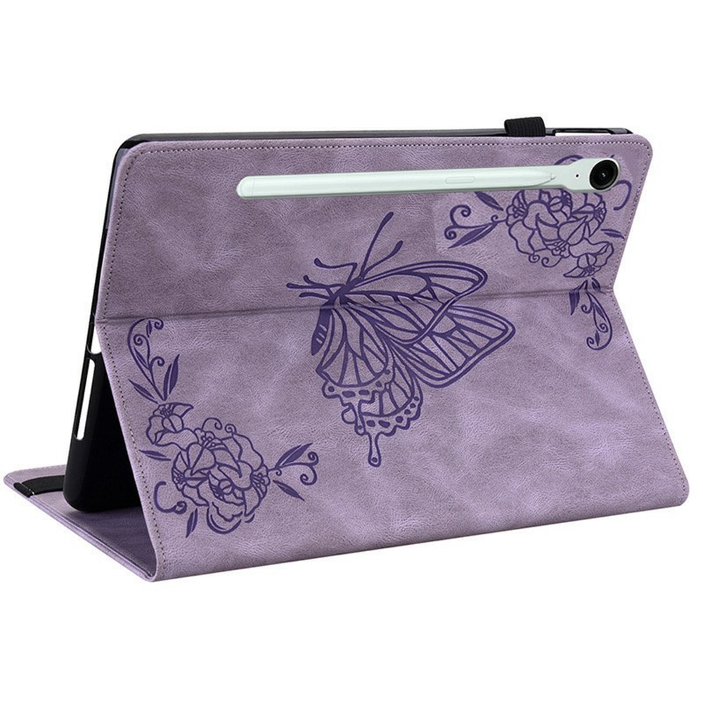 Nahkakotelo Perhonen Samsung Galaxy Tab S11 Liila