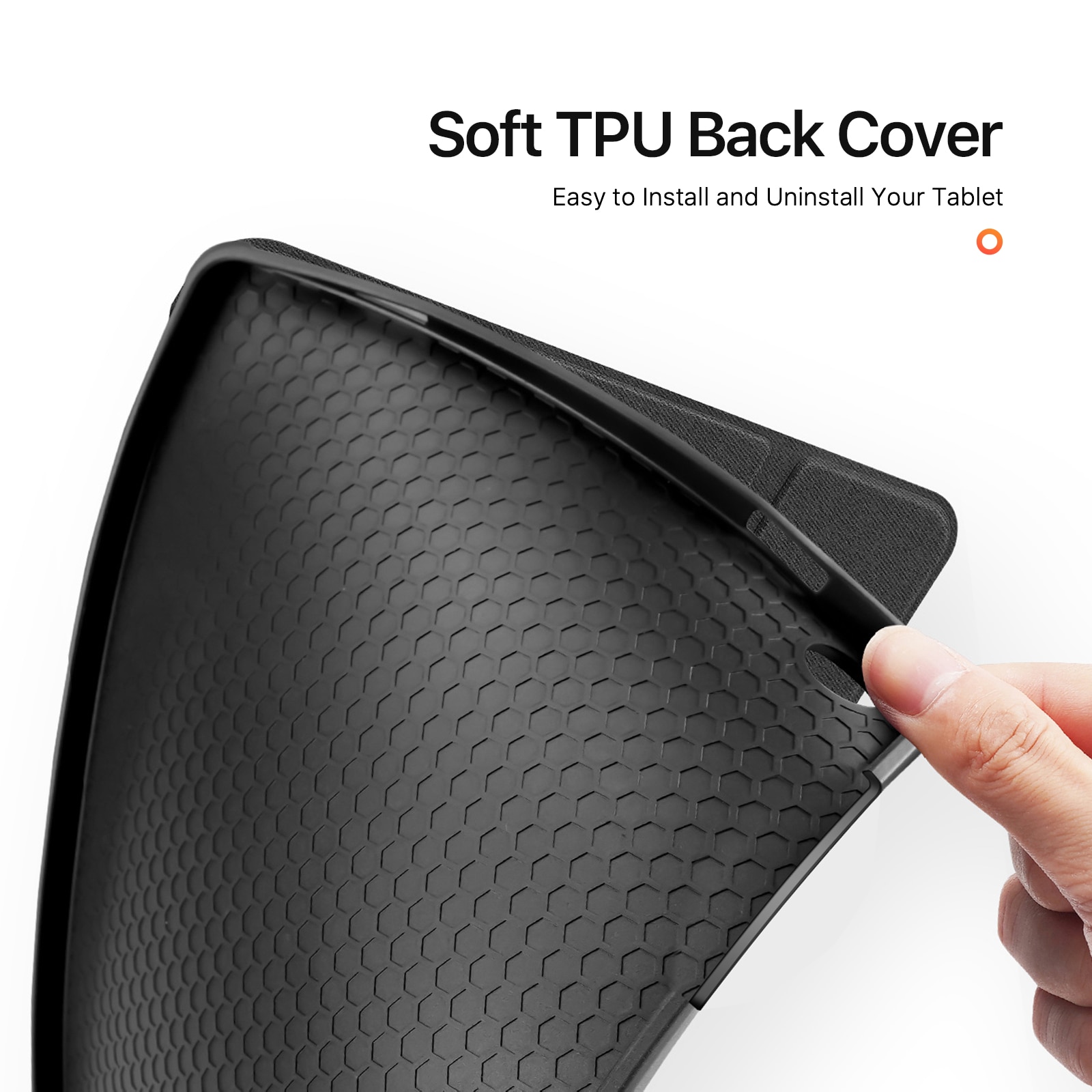 Domo Tri-fold Case Samsung Galaxy Tab A11 Plus - Black